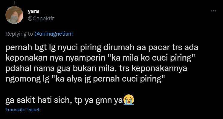 curhat kocak pulang dari rumah pacar (twitter.com/capektir)