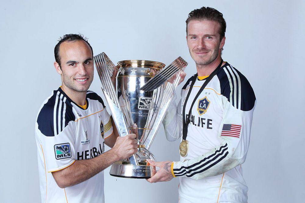 Landon Donovan dan David Beckham (twitter.com/goal)