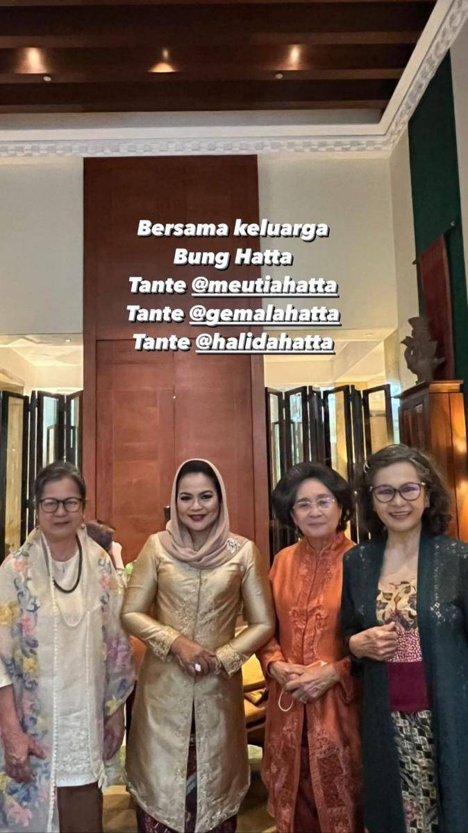 Gaya Artis di Pernikahan Vidi Aldiano dan Sheila Dara (instagram.com/puti_soekarno)