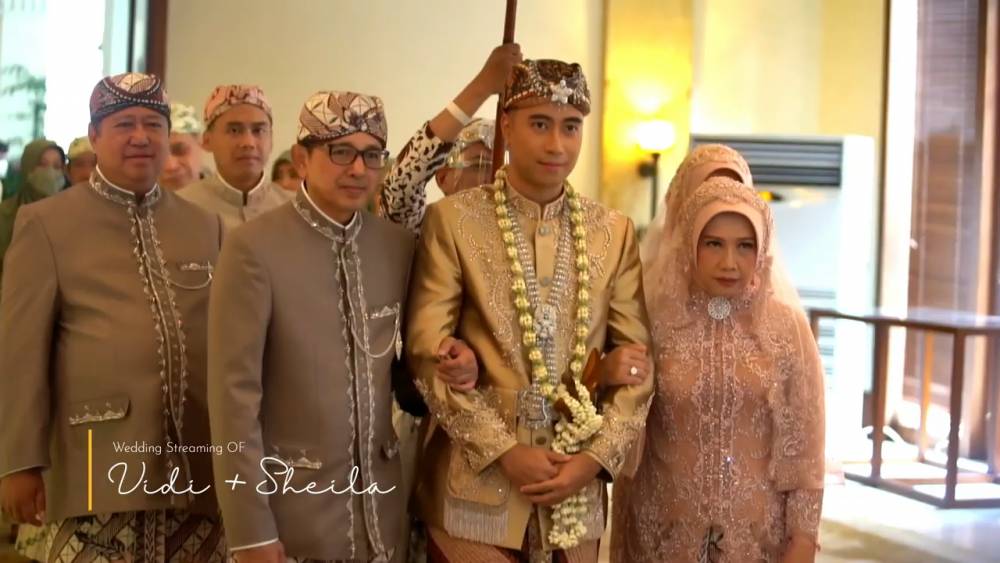 Akad nikah Vidi Aldiano 15/1/2022 (YouTube.com/vidialdiano)