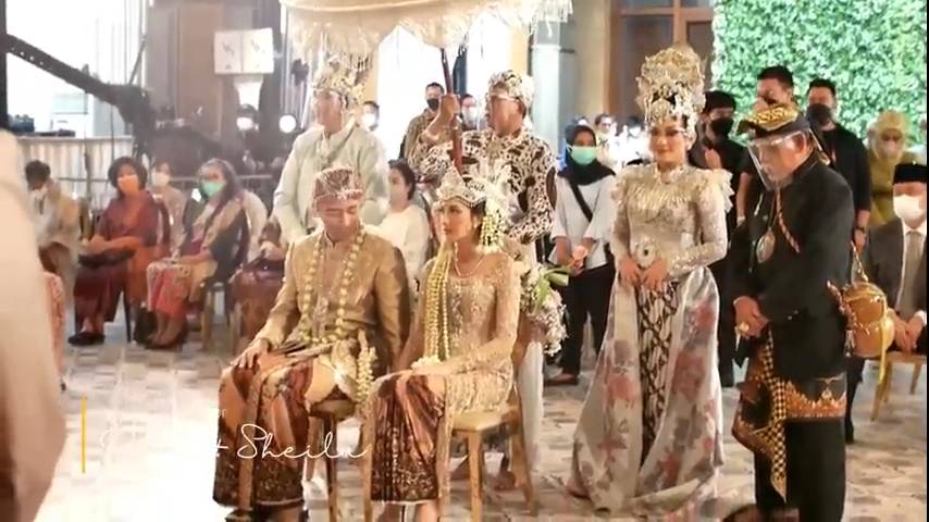 Akad nikah Vidi Aldiano 15/1/2022 (YouTube.com/vidialdiano)