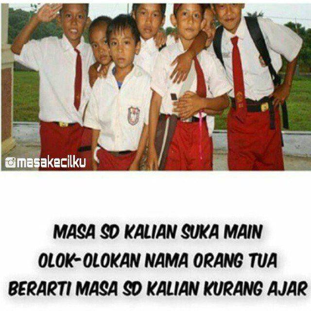 ketakutan sewaktu SD (instagram.com/masakecilku)