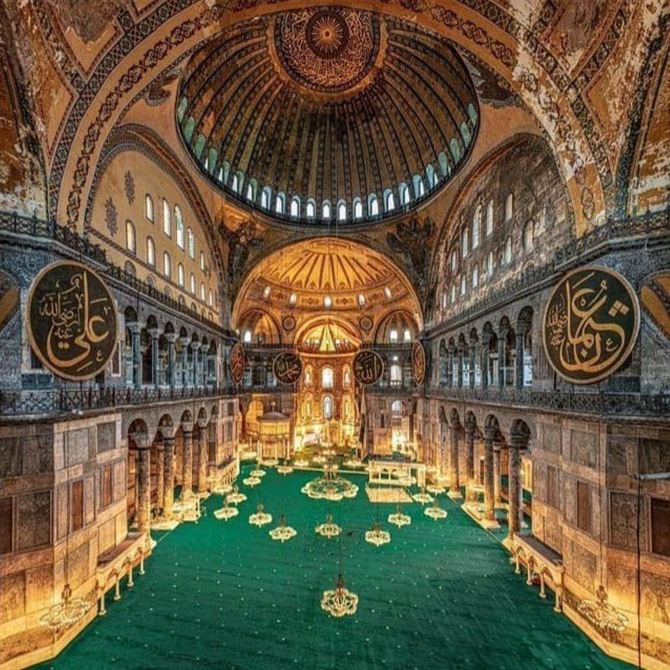 potret masjid hagia sophia (instagram.com/bilalylmaz.54)