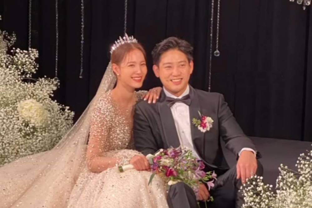 Pernikahan Kim Eun Jung dan Lim Kei 16/1/2022 (Instagram.com/kkye)
