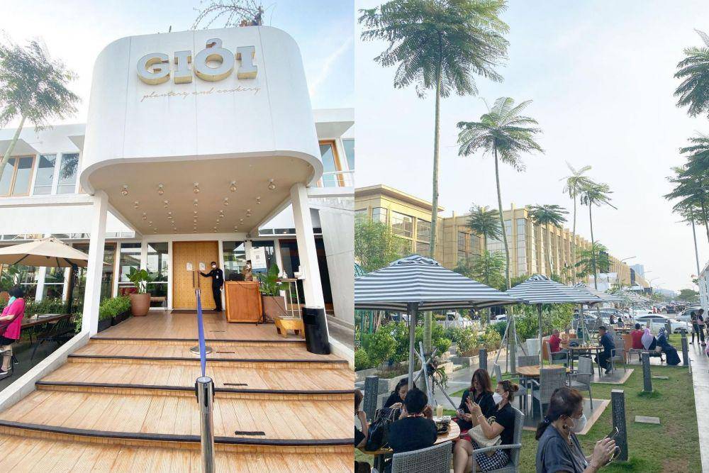 kolase potret suasana di GIOI By The Farm (instagram.com/diary.foodhunter)