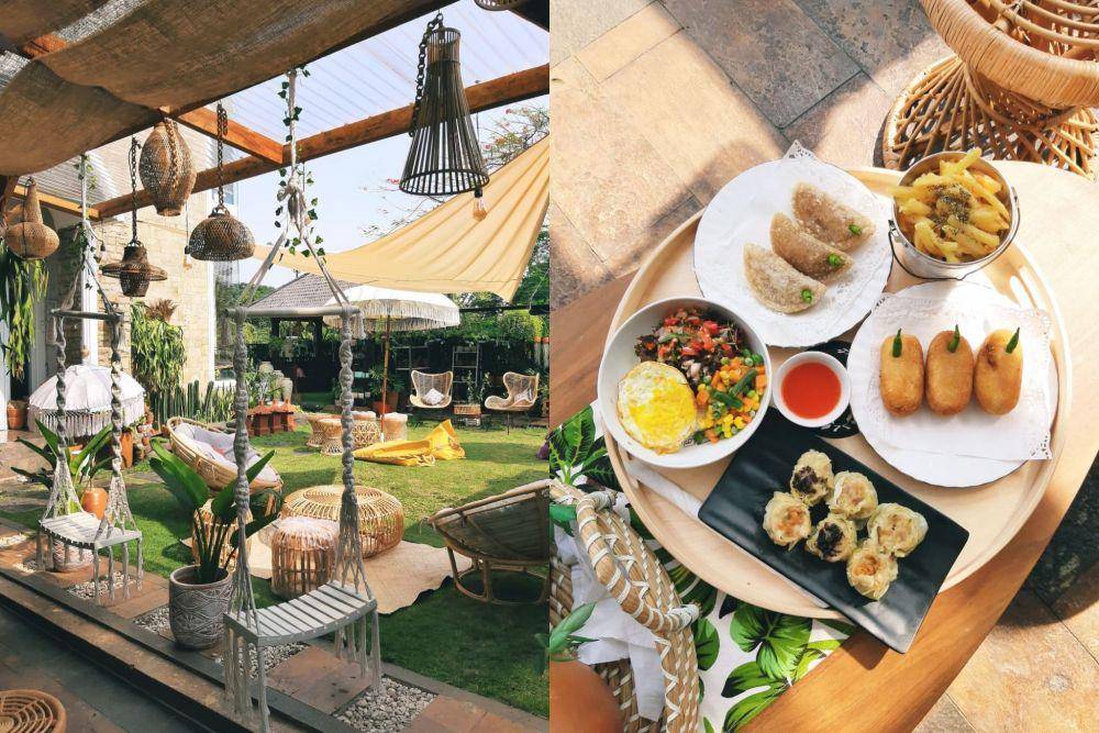 kolase potret suasana dan hidangan di Cetera Coffee (instagram.com/food.serenade)