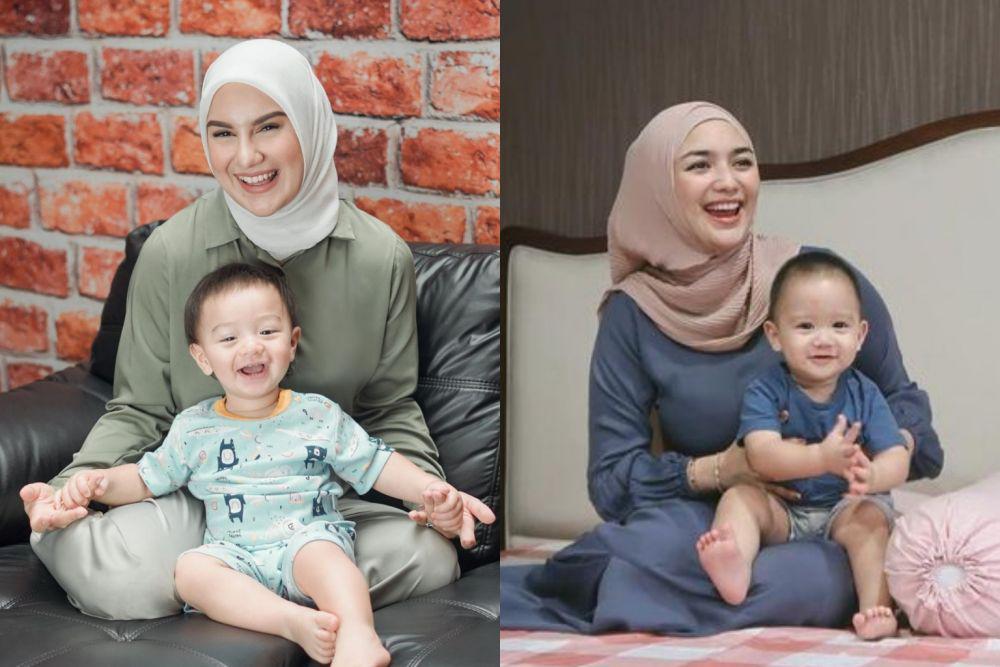 9 Artis Berdarah Sunda Mengasuh Anak, Lesti Kejora Telaten