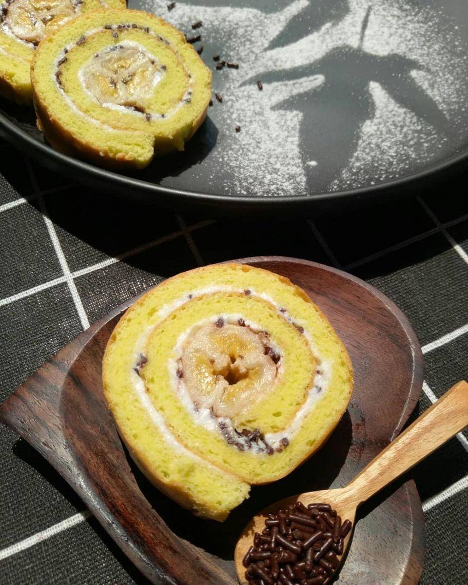 Bolu gulung pisang (instagram.com/bundakue)