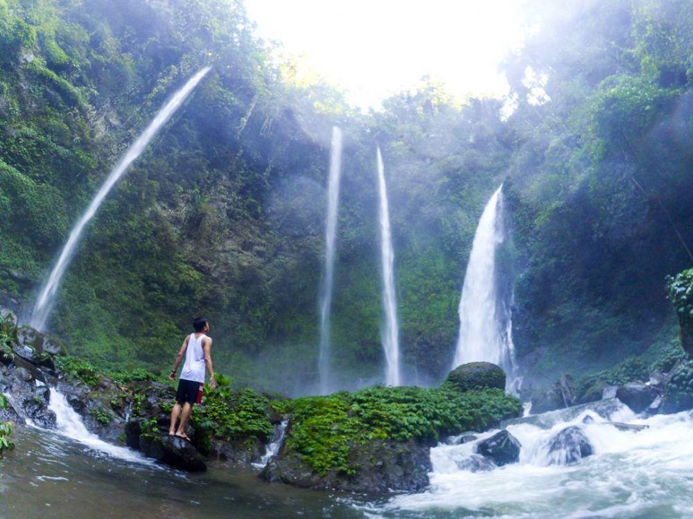 9 Potret Air Terjun Tekaan Telu, Surga Tersembunyi di Tomohon