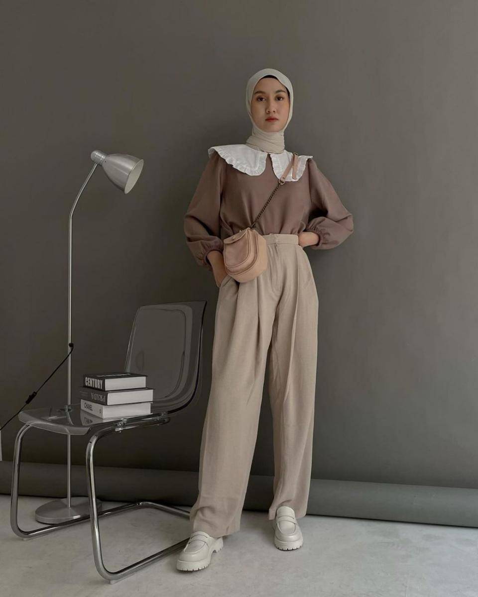 wide leg pants ala inas Rana (instagram.com/inasrana)