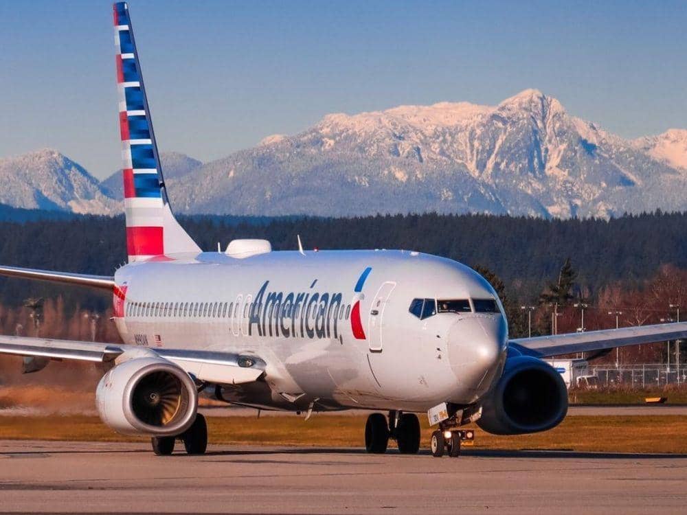 Pesawat American Airlines saat akan lepas landas. (instagram.com/americanair)