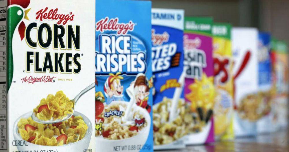 Ilustrasi produk Kellogg's. (twitter.com/25NewsKRHD)