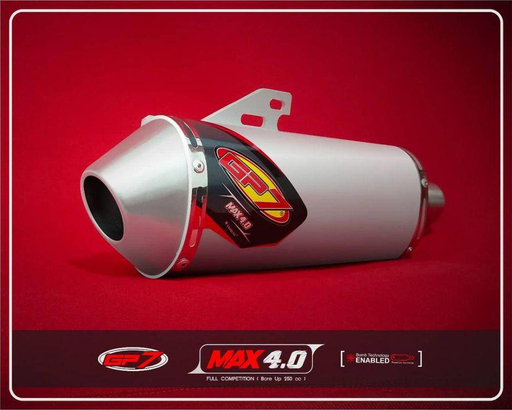 Knalpot racing Gp7 MAX 4.0 kompetisi. (instagram.com/gp7_racing)