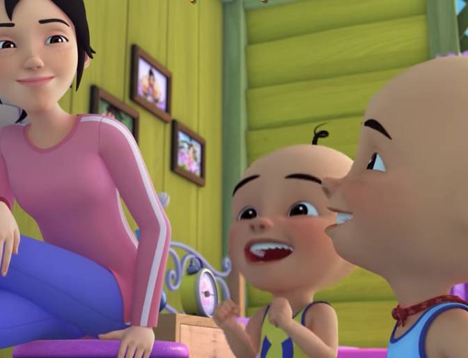 Kak Ros, Upin, dan Ipin (instagram.com/upinipinofficial)