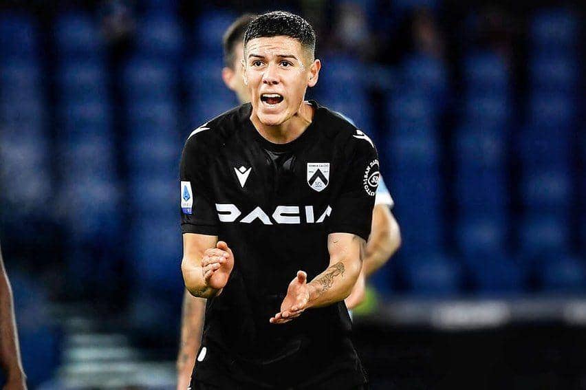 Nehuen Perez tampil berkostum Udinese. (instagram.com/nehuen.perez)