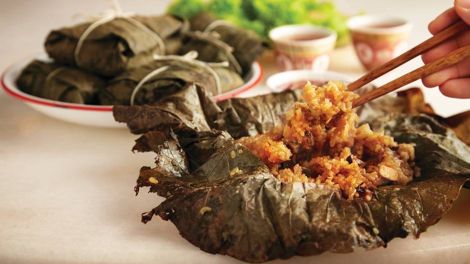 nasi daun lotus (maggi.my)