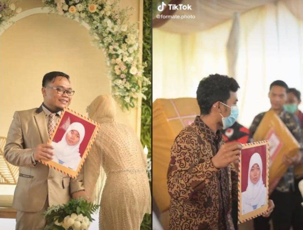barang tak lazim di nikahan (tiktok.com/@formate.photo)