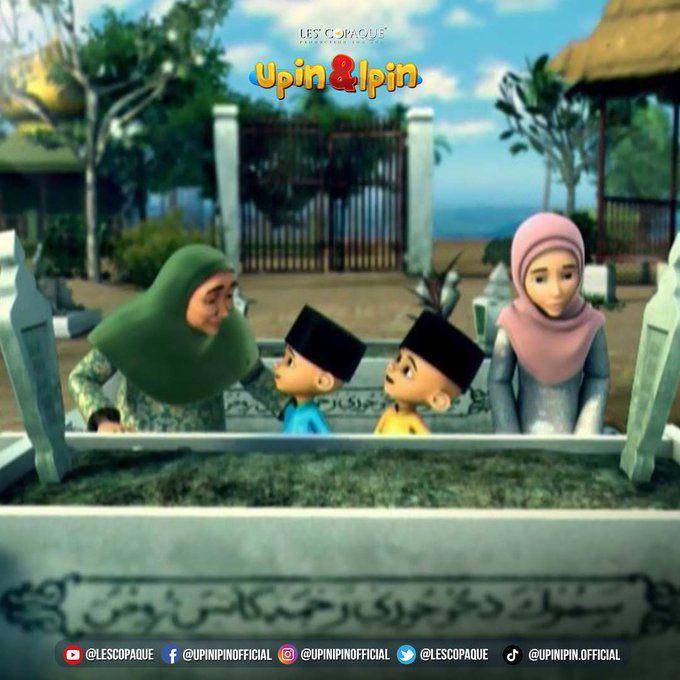 Upin Ipin disebut meninggal, kreator klarifikasi (twitter.com/lescopaque)