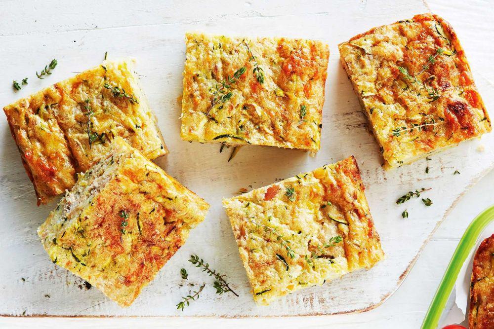 Resep Zucchini Omelette Slice, Menu Panggang yang Unik dan Lezat!