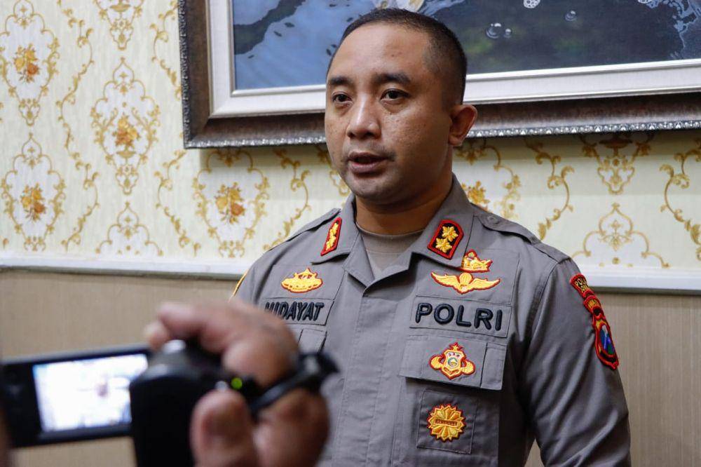 Kapolres Jombang AKBP Moh Nurhidayat diwawancarai wartawan. IDN Times/Zainul Arifin