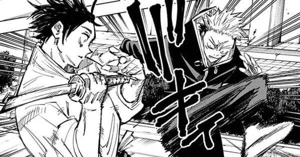 Itadori Yuji vs  Okkotsu Yuta ( Dok. Shueisha Inc/ Jujutsu Kaisen )