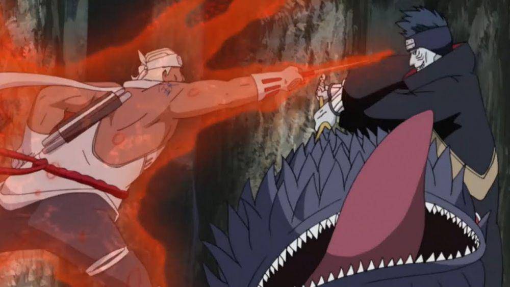 Killer Bee vs. Kisame (dok. Pierrot/Naruto: Shippuden)