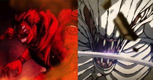 Wujud kutukan Sukuna dan Rika ( Dok. Mappa / Jujutsu Kaisen )