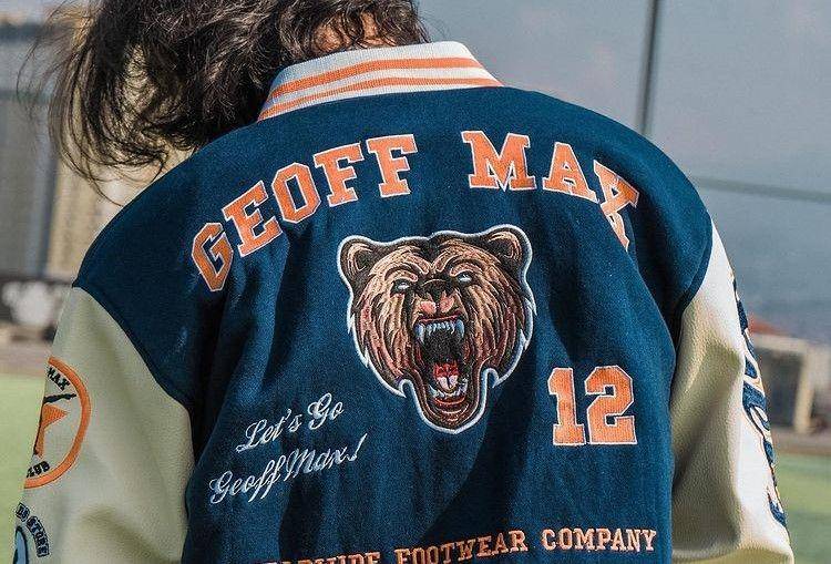 Jaket varsity (instagram.com/geoff_max)