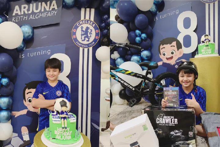 10 Potret Seru Ulang Tahun Arjuna, Putra Kesayangan Bryan McKenzie