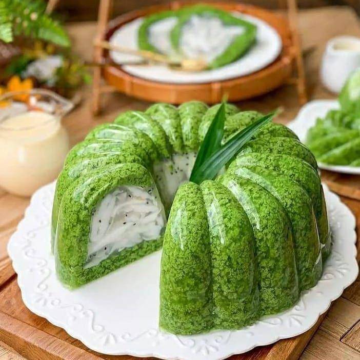 Puding lumut. (instagram.com/vitakwee)