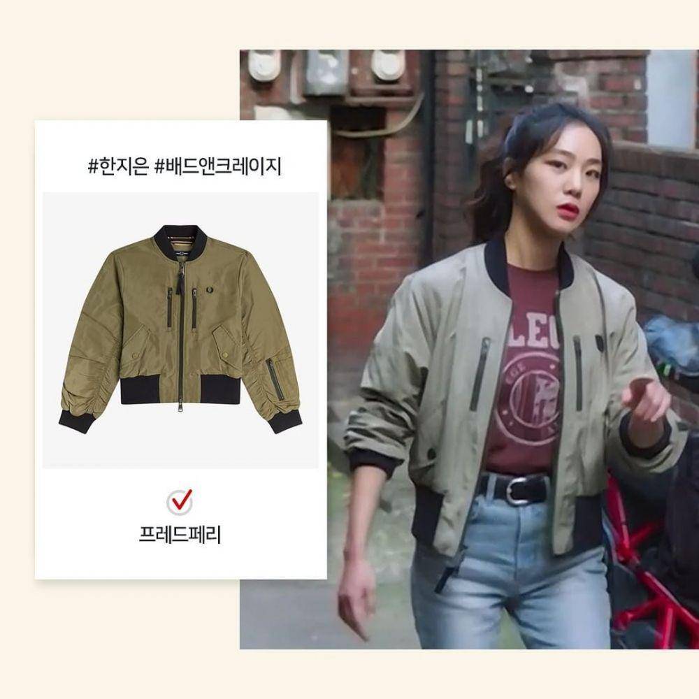 harga outfit Han Ji Eun (instagram.com/yojeumhot)