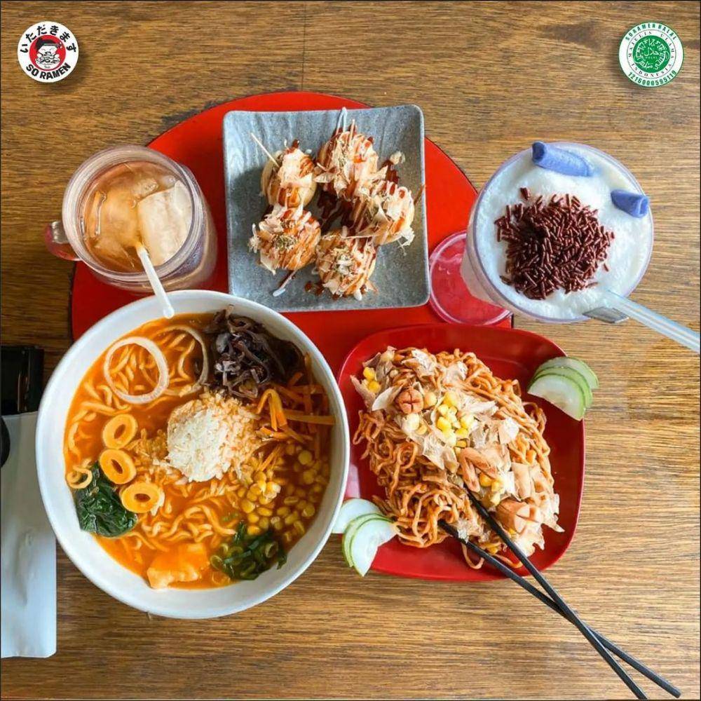 Menu di SoRamen Salatiga