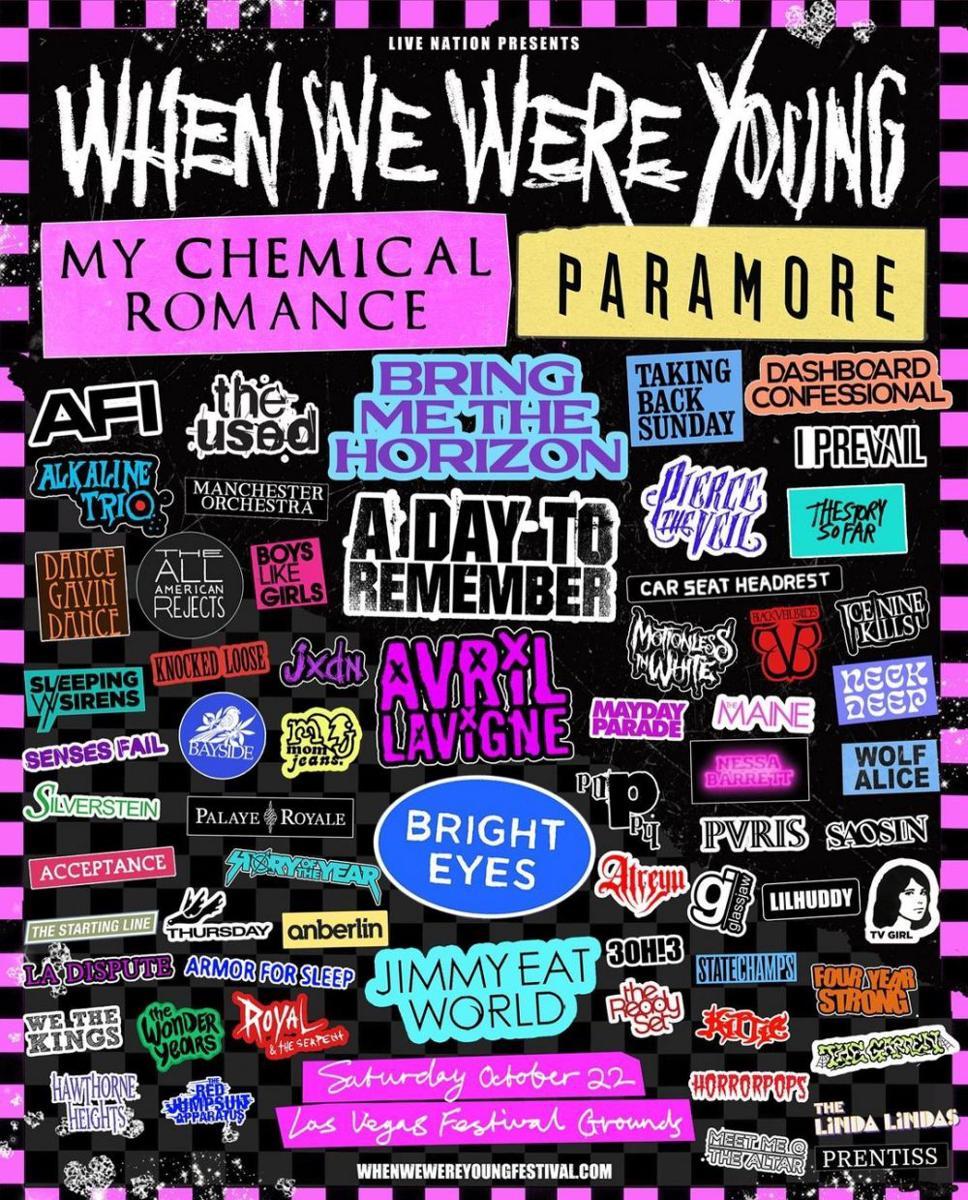 "When We Were Young", Konser Akbar 2022 bagi Pencinta Emo