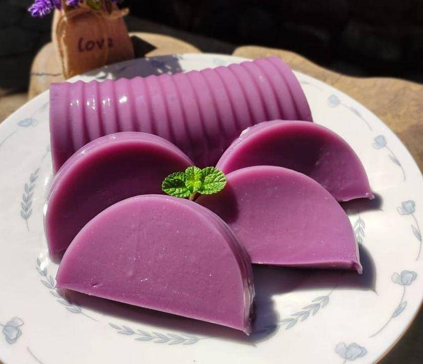 Puding ubi ungu. (instagram.com/erlinamaisyaroh)