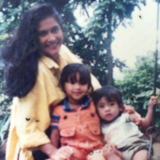 masa kecil Nana Mirdad (instagram.com/lydiakandou_)