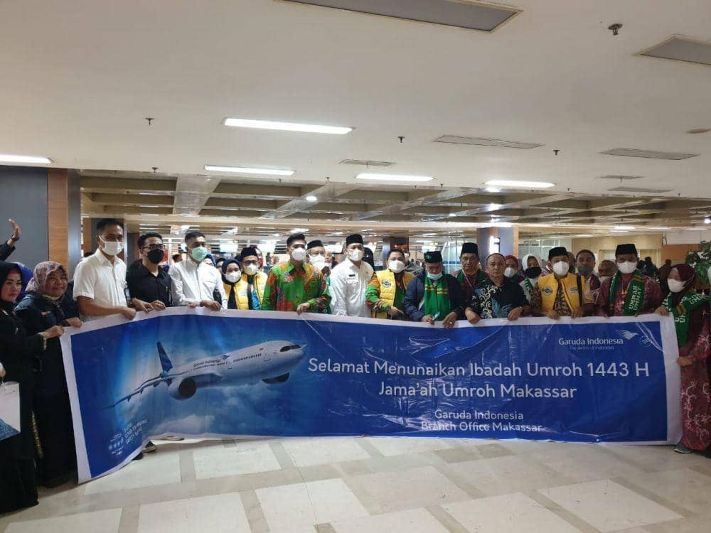 Kemenag Sulsel Lepas Pemberangkatan Jemaah Umrah Perdana