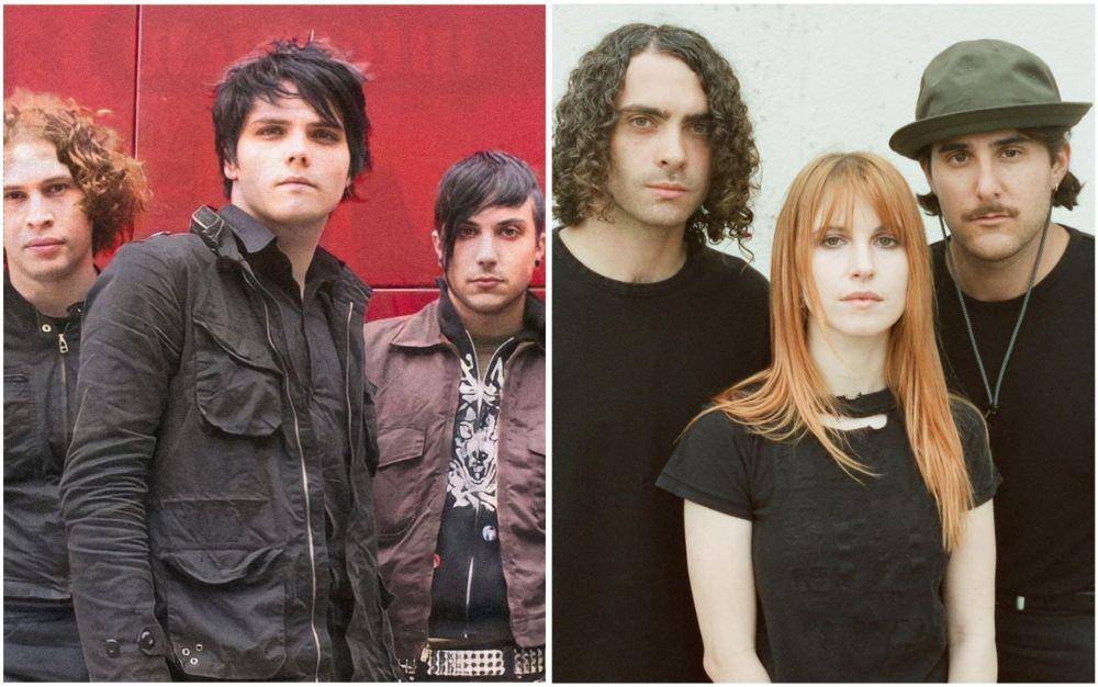 My Chemical Romance & Paramore (instagram.com/gerard.way.everyday & paramore)
