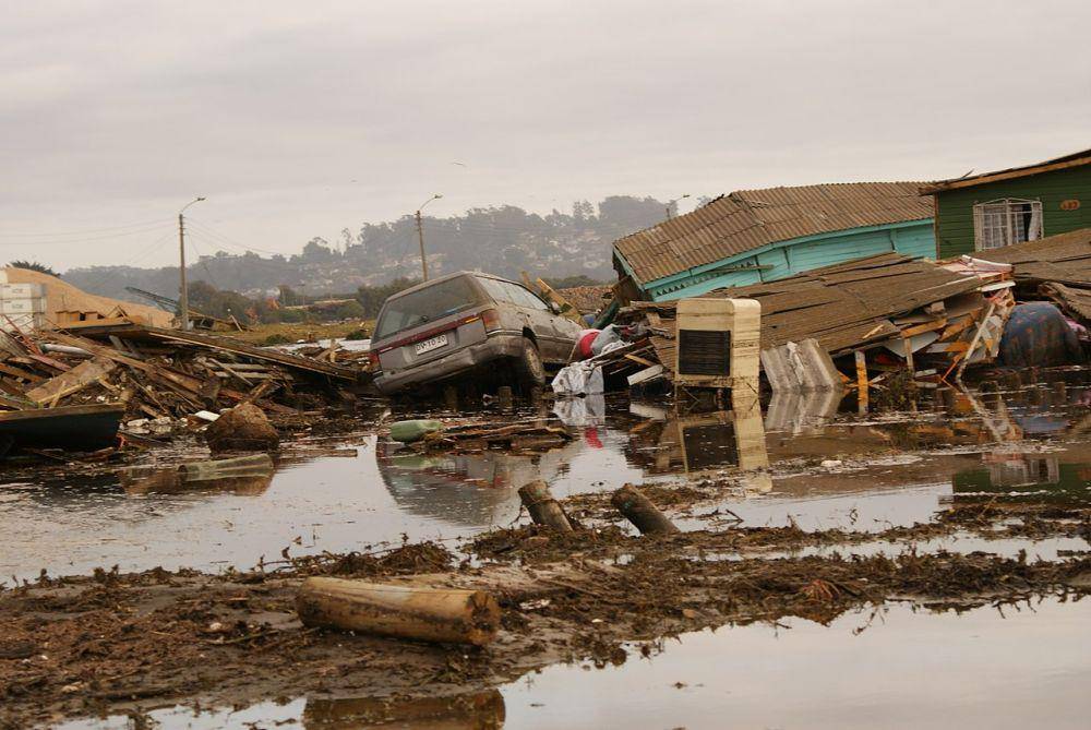 ilustrasi penampakan dampak tsunami di Chile 2010 (commons.wikimedia.org/Atilio Leandro)