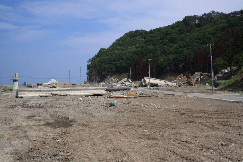 ilustrasi penampakan dampak tsunami di Jepang 2011 (commons.wikimedia.org/ ChiefHira)