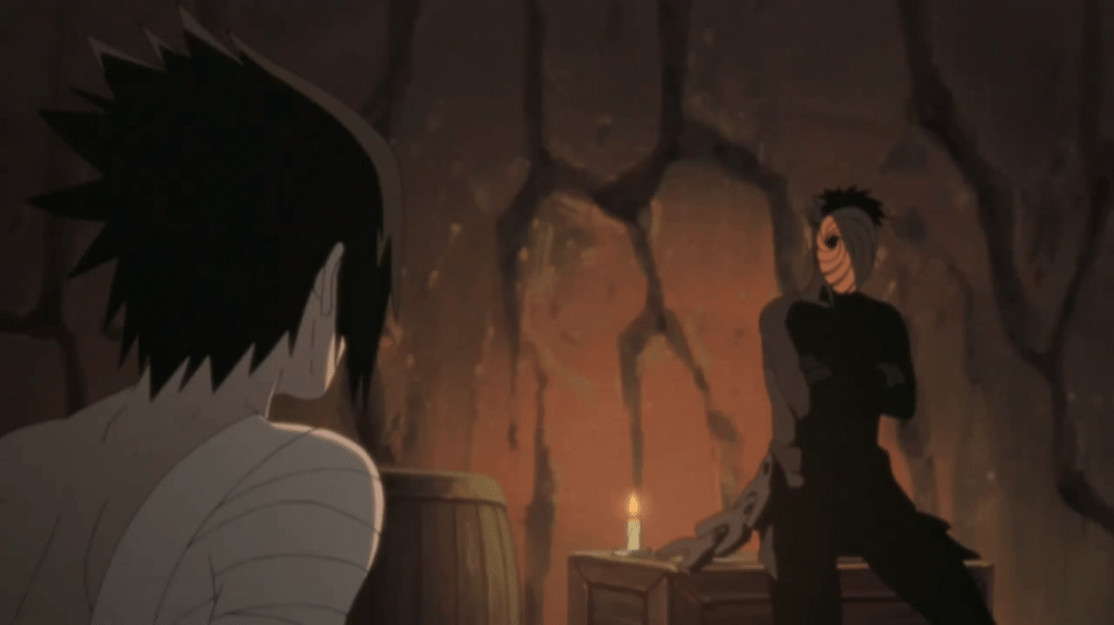 Sasuke dan Tobi. (Dok. studio pierrot/Naruto)