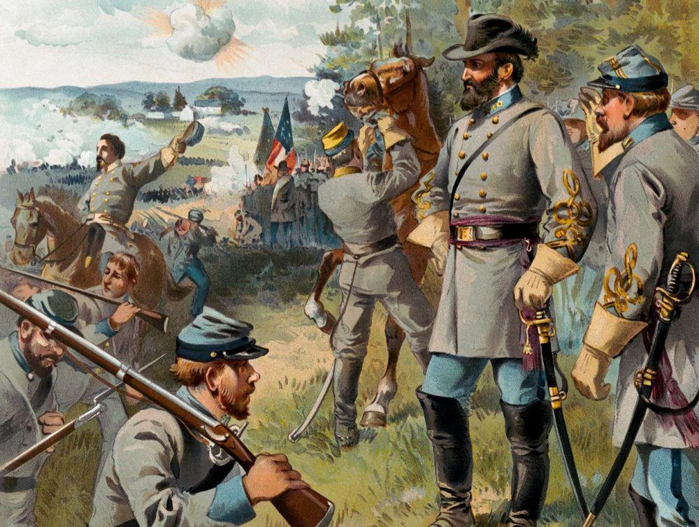 Stonewall Jackson dalam Pertempuran Pertama Bull Run (britannica.com/Library of Congress, Washington, D.C)