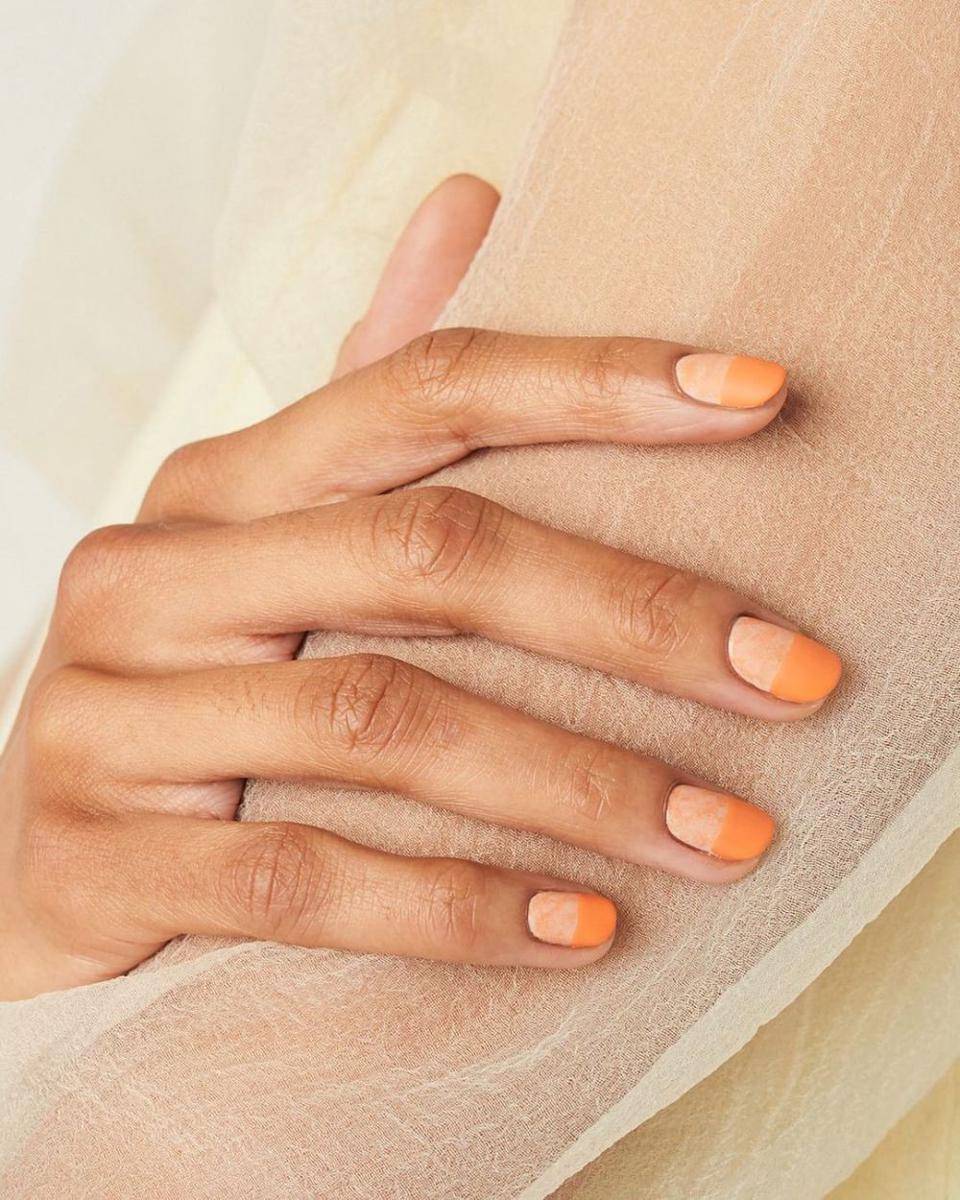 ilustrasi nail art untuk kuku pendek (instagram.com/paintboxnails)