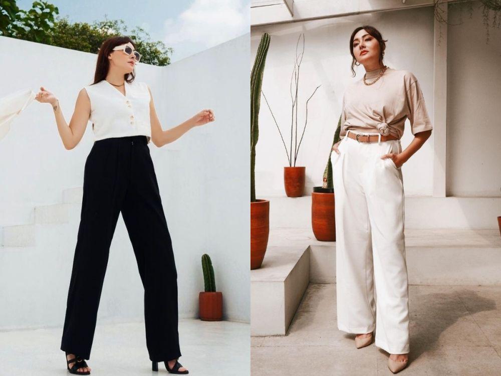 9 Ide Outfit Kasual ala Dewi Rezer yang Mudah Disontek