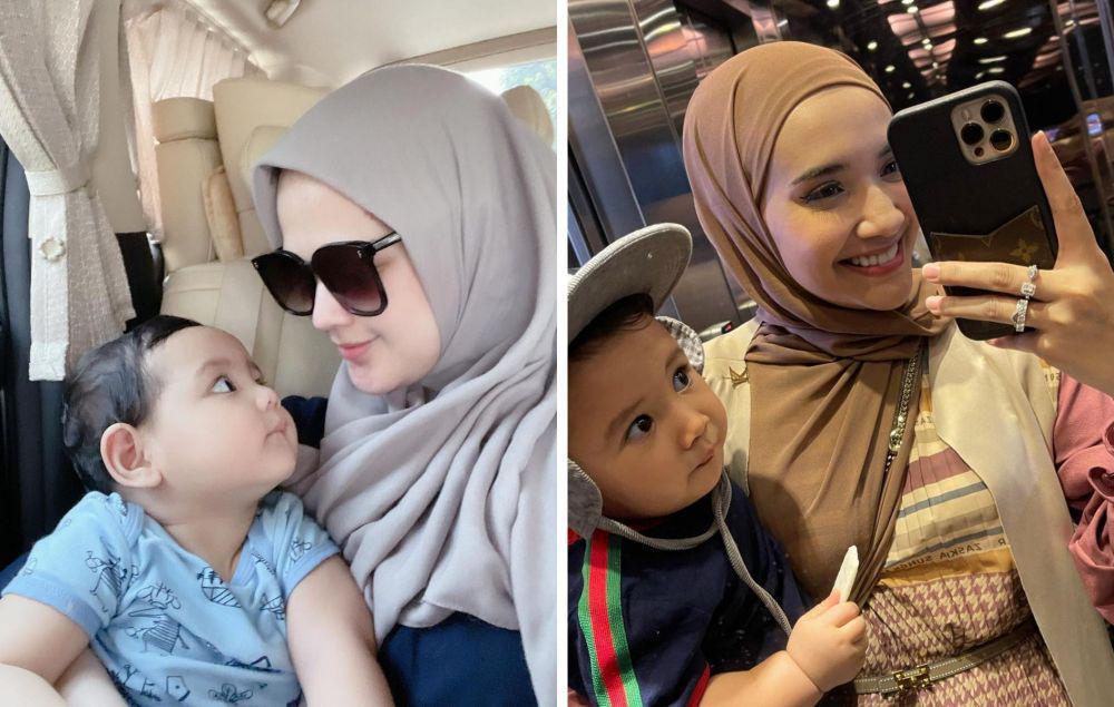 9 Potret Artis dan Putra Tunggalnya saat Berswafoto, Hits Banget!