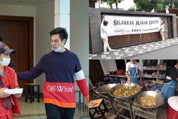 Warung Makan Gratis Baim Wong (instagram.com/baimwong | youtube/Baim Paula)