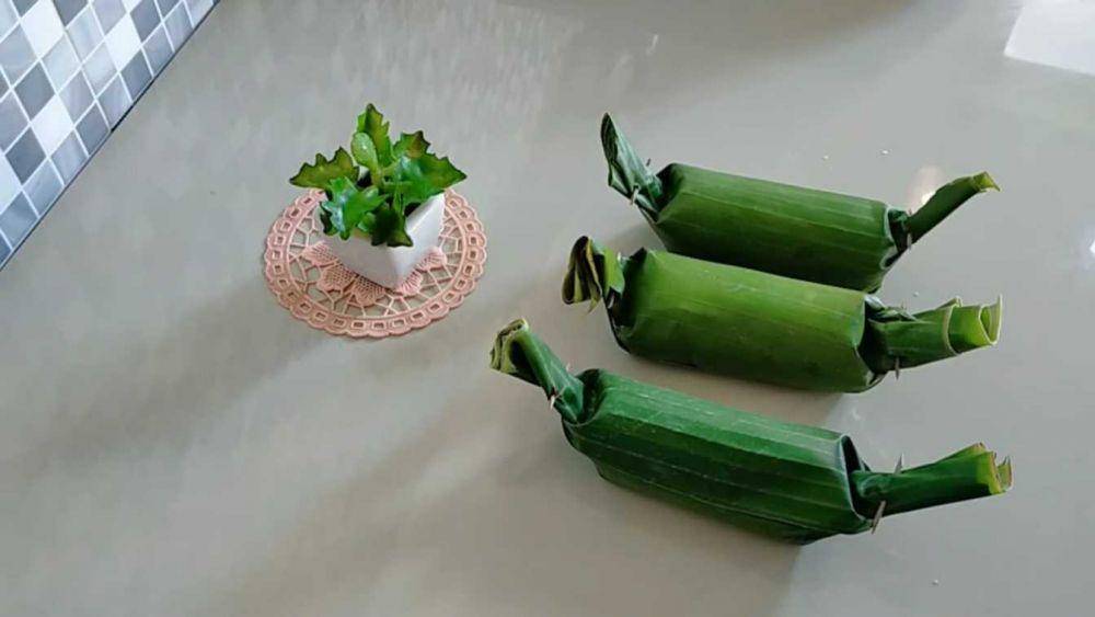 ilustrasi bungkusan getuk pisang (youtube.com/jenk kliwoen)