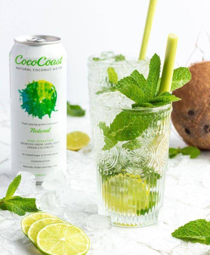 Lemongrass Coconut Mojitos (instagram.com/themindfulmocktail)