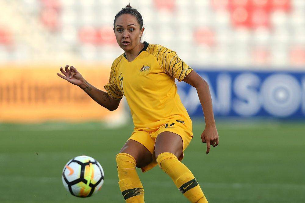 Kyah Simon ingin Australia bisa mengandaskan Timnas Indonesia di laga pertama Grup B Piala Asia Wanita 2022 demi menjaga peluang timnya jadi juara di edisi kali ini. (matildas.com.au)