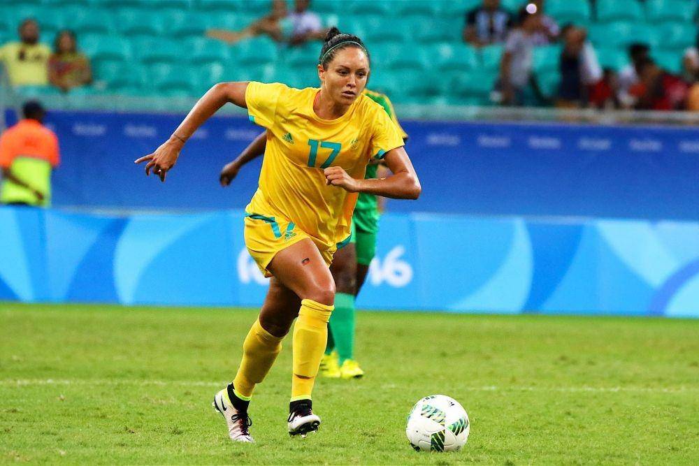 Kyah Simon ingin Australia bisa mengandaskan Timnas Indonesia di laga pertama Grup B Piala Asia Wanita 2022 demi menjaga peluang timnya jadi juara di edisi kali ini. (matildas.com.au)