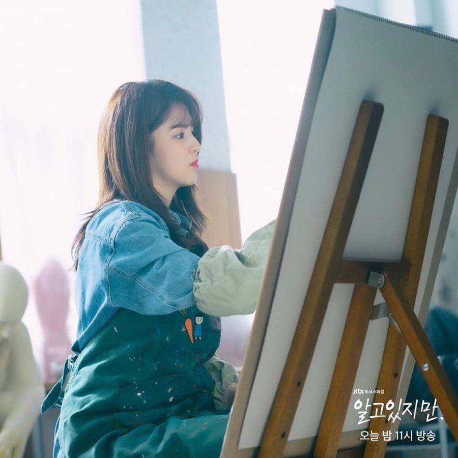 Han So Hee sebagai Yoo Na Bi di Nevertheless (dok. JTBC/Neverthless)